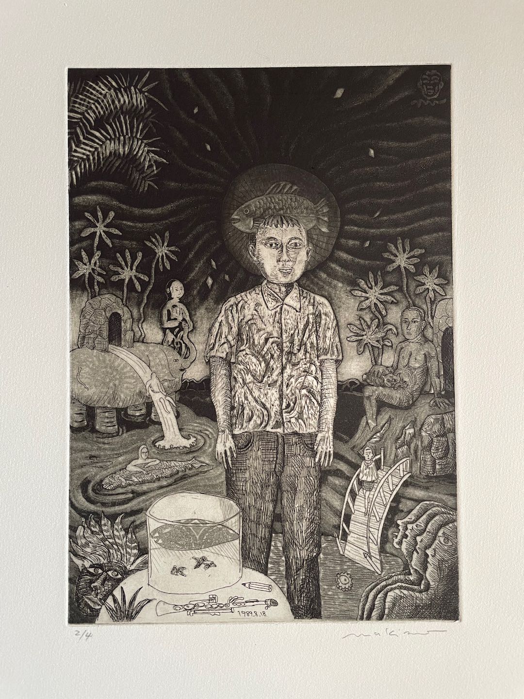 牧野良幸のアート作品 銅版画 油絵 水彩画