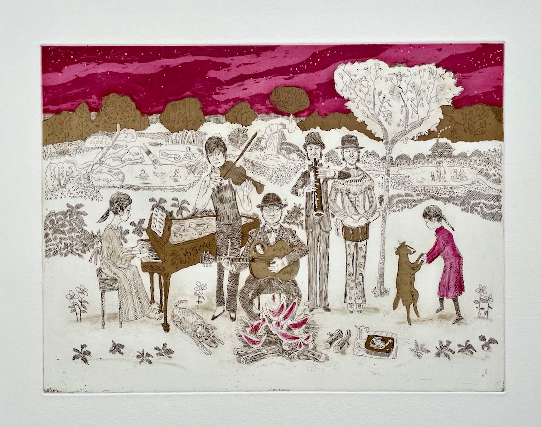 公園の音楽家たち